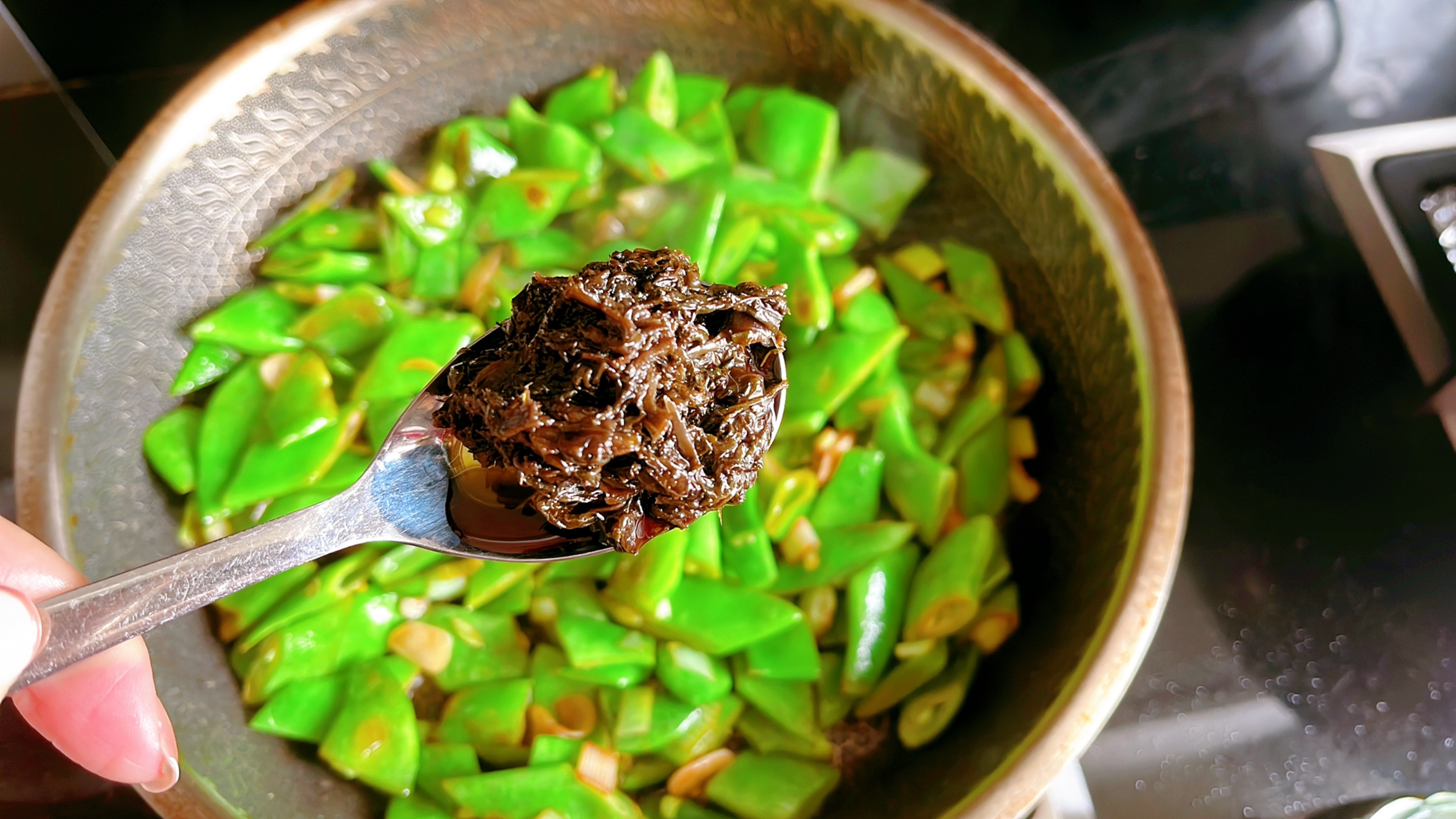 豆角橄榄菜炒肉沫怎么做_豆角橄榄菜炒肉沫的做法_豆果美食