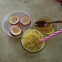 柠檬蜂蜜百香果饮的做法图解2