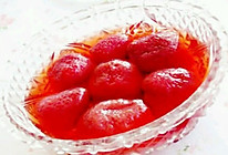 糖水草莓的做法