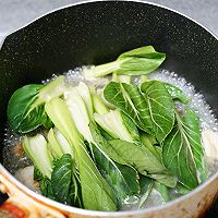 青菜丸子汤#让每餐蔬菜都营养美味#的做法图解6