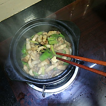 尖椒豆豉花肉煲