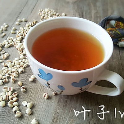瘦身食谱~消脂荷叶薏米茶