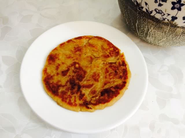 适合9个月以上的宝宝餐——柿子奶酪煎饼的做法图解8