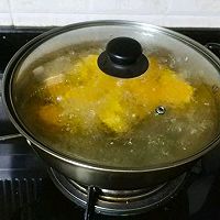 番薯芥菜牛丸汤的做法图解4