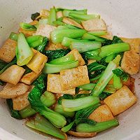 #金龙鱼橄榄油调和油520美食菜谱#一饭一蔬之青菜豆腐的做法图解7