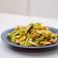 下饭神器|蒜苗滑蛋的做法图解6