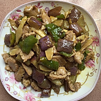 茄子炒肉片的做法图解8