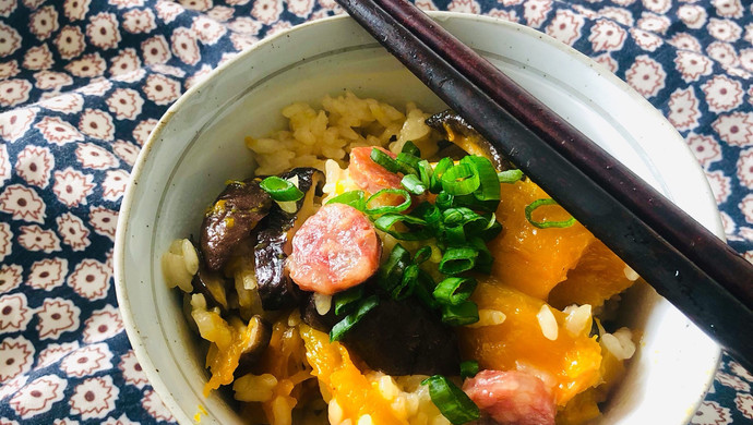 南瓜焖饭