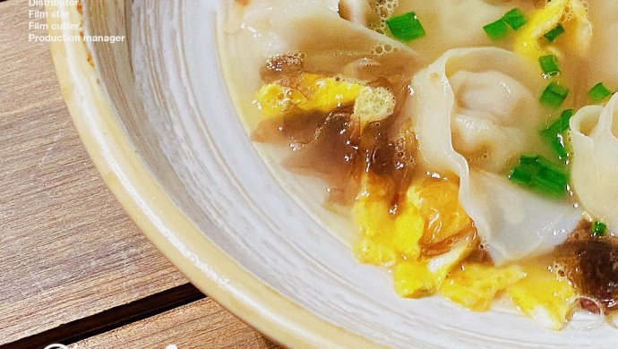 荠菜鲜肉馄饨(春季限定美食)