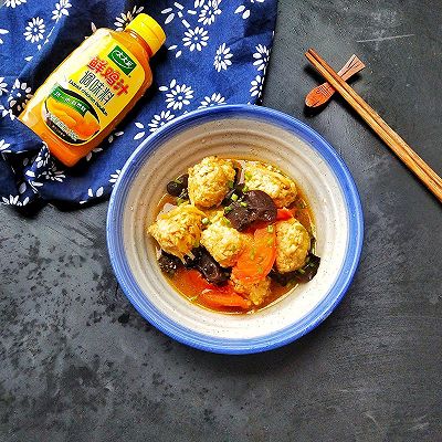 烩萝卜豆腐丸子