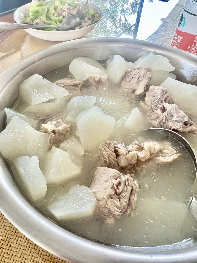 清炖排骨白萝卜汤的做法