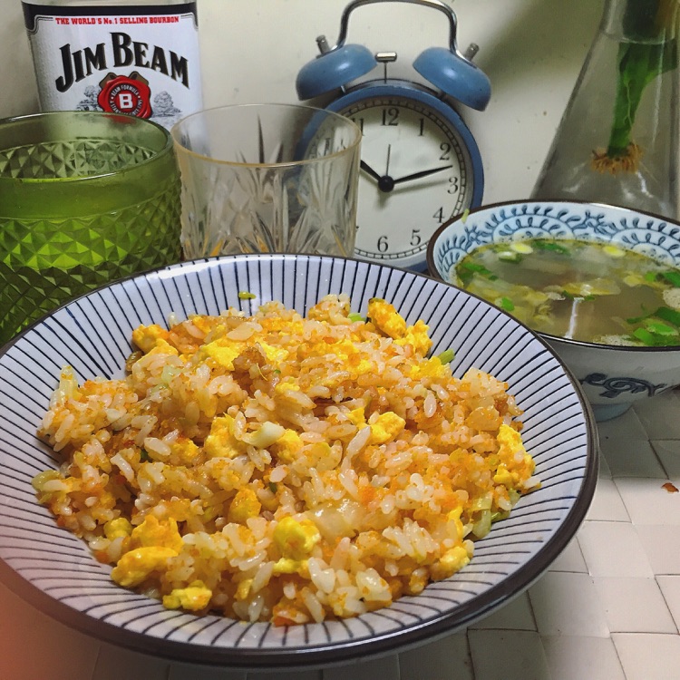 海胆炒饭的做法图解7