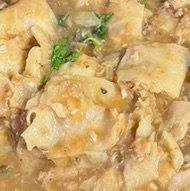 鱼汤烩饼的做法