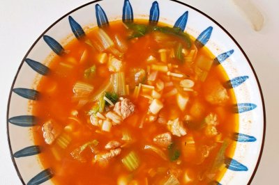 减脂期喝这碗~掉秤迅速的蔬菜茄汁汤