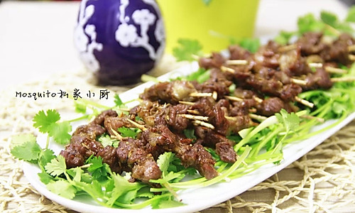 烤牙签羊肉（家庭烤箱版）【Mosquito私家小厨】的做法