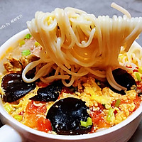 鸡蛋西红柿打卤面的做法图解14