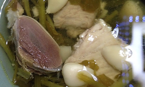 陈肾南北杏西洋菜瘦肉汤的做法