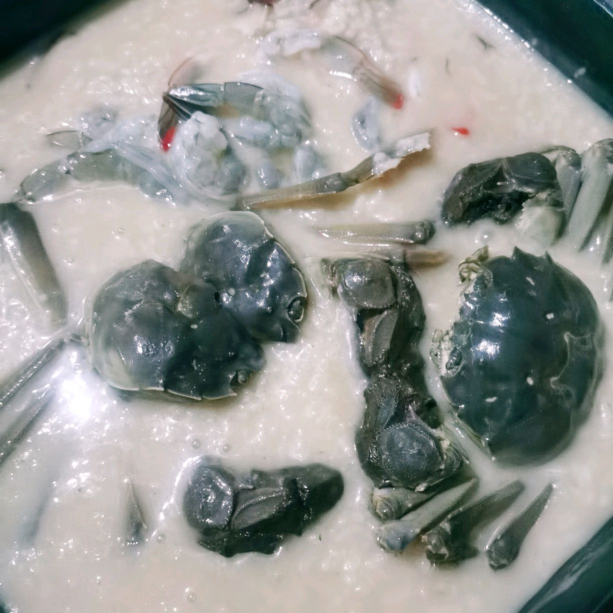螃蟹大虾海鲜粥怎么做_螃蟹大虾海鲜粥的做法_宝儿食光_豆果美食