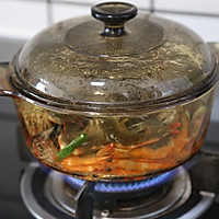 #开启冬日滋补新吃法#一锅鲜的姜葱焗虾蟹的做法图解8