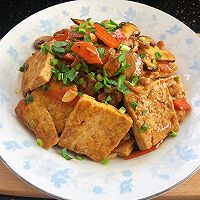 #美食视频挑战赛#豆腐烧双菇鸡肉的做法图解14