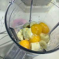 香蕉糕切片(1烤盘,蛋白打发)的做法图解2