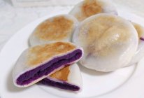 简单易做！软糯香甜的紫薯糯米饼的做法