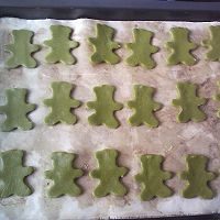 小熊抹茶曲奇饼干#九阳烘焙剧场#的做法图解9