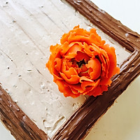#马卡龙·奶油蛋糕看过来#暖色秋季裱花蛋糕的做法图解12