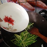 素食之——蒜薹金蛋的做法图解7