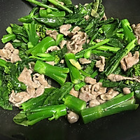 芥蓝炒牛肉的做法图解10