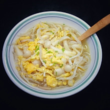 银鱼菌菇鸡蛋汤