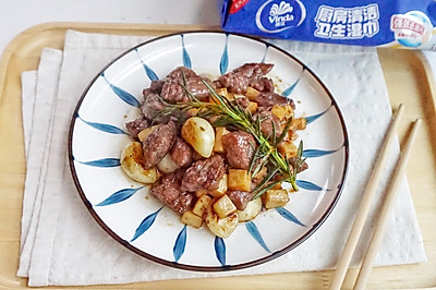 黑椒蒜子牛肉