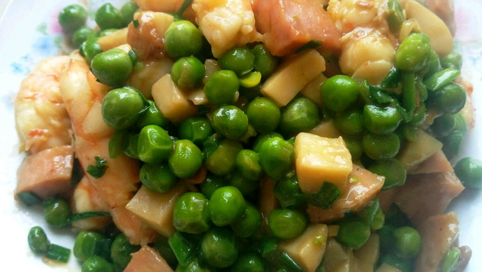 豌豆炒虾仁