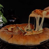 超级至尊芝士披萨的做法图解14