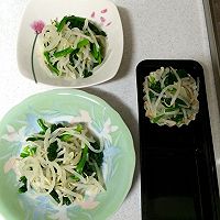 和风菠菜绿豆芽的做法图解10