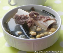 黄豆海带大骨汤的做法