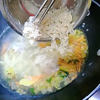 鲜笋脂渣蛋花疙瘩汤的做法图解8