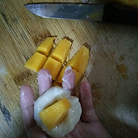 糯米团饭简单芒果糯米糍饭后甜点的做法图解6