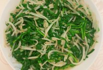 绿豆芽炒韭菜的做法