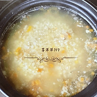 #秋日品蟹 邂逅好味道#早餐｜午餐肉青菜菌菇粥的做法图解4
