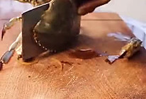葱油梭子蟹的做法