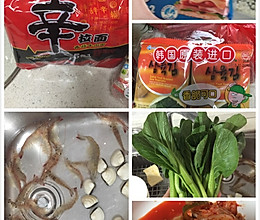 韩式海鲜辛拉面的做法