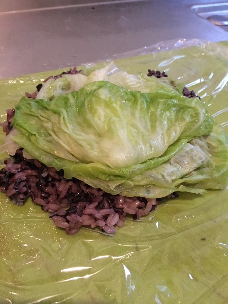 早餐糯米饭团的做法图解3