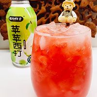 椰香西瓜苹苹西打的做法图解9