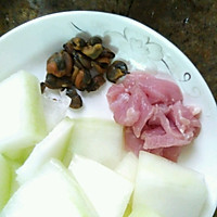 冬瓜淡菜汤（孕妇汤谱）消肿的做法图解1