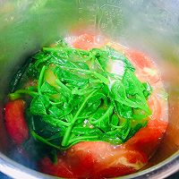 #刘畊宏女孩减脂饮食#木耳菜番茄汤的做法图解8