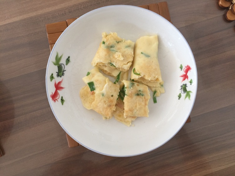 鸡蛋火腿饼的做法图解3