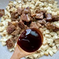 #在家做出五星级牛排#黑椒杏鲍菇牛肉粒的做法图解12