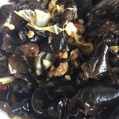 酸辣黑木耳娃娃菜