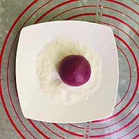 紫薯红豆糯米糍的做法图解6